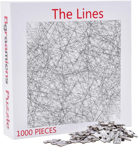 Bgraamiens Puzzle - Rompecabezas en blanco y negro, 1000 piezas