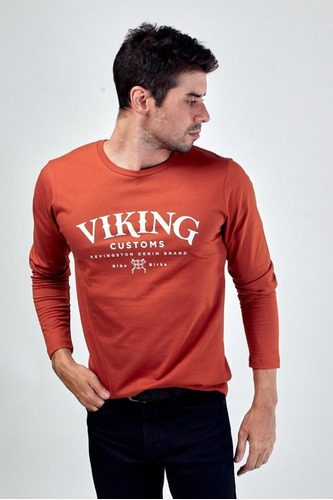 Imagen 4 de 6 de Remera Mosby Est. M/l Kevingston