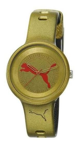Reloj Mujer Puma Plastic Yellow Oro Polyurethane Pu910682012