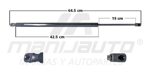 Amortiguador 5ta Puerta Jeep Commander 2006 - 2010 Mnj