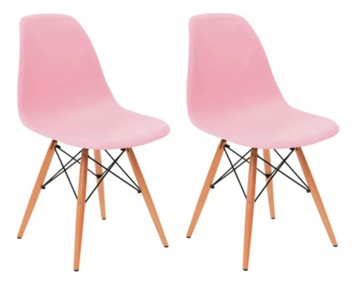 Silla Eames Kids Infantil Niños Base Madera 1 - Alto Impacto