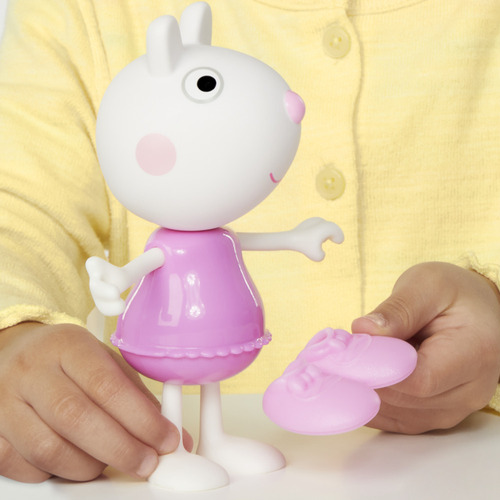 Muñeca De Suzy Sheep Con 6 Accesorios De Moda 3 Años Peppa P