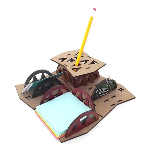 Imagen 1 de 6 de Organizador Para Escritorios Modular Kit Oficina