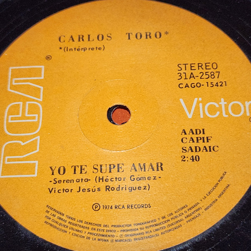 Simple Carlos Toro Rca Victor C8