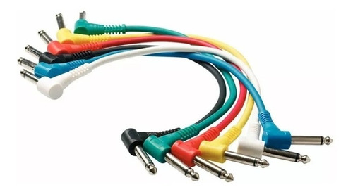 Cabo Para Pedal Rockcable Rcl30011 D5 6 Cabos 15cm Coloridos