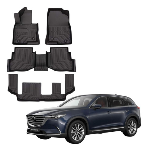 Pisos Calce Perfecto Mazda Cx9 2017/23 (1°+2°+3° Fila)