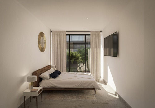 Departamento 71m2 Exterior Con Balcon 1 Recamara Y Estudio En Napoles