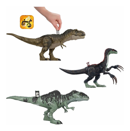 Dinosaurios Giganotosaurus Therizinosaurio T Rex Y Dra Ellie