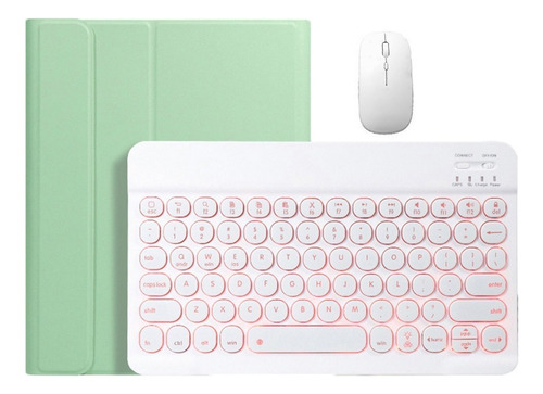 Funda+teclado Retro Iluminado+mouse Para iPad 9.7'' 5th 6th