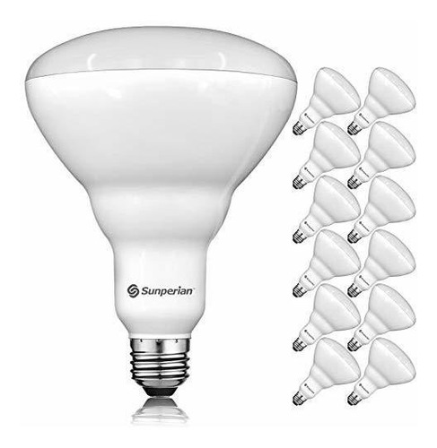 Focos Led - Sunperian 12 Pack Br40 Led Light Bulbs, 13w=85w,