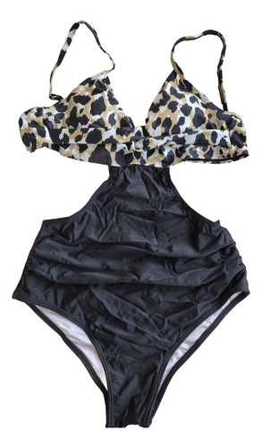 Traje De Baño De Una Pieza Cupshe Negro M