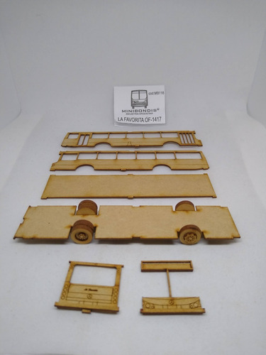Imagen 2 de 5 de Nico Colectivo La Favorita 1417 Kit Fibrofacil H0 (mnc 108)
