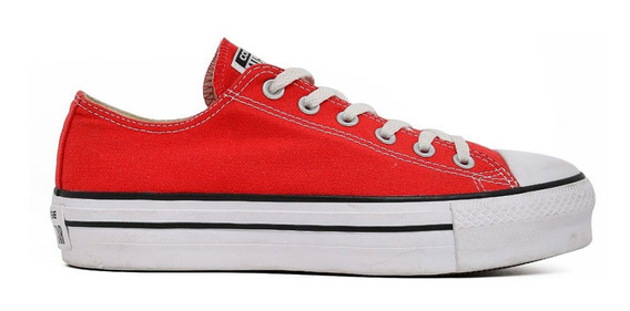 all star plataforma vermelho