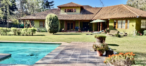 Excelente Parcela Con Casa+cabaña En Calera De Tango