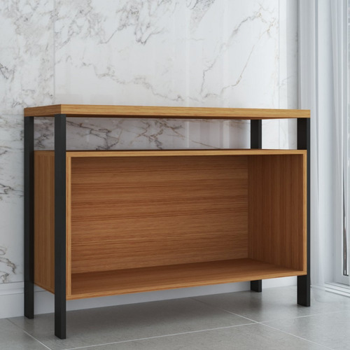 Armário Para Escritório 2 Portas 100% Mdf Industrial Cor Marrom
