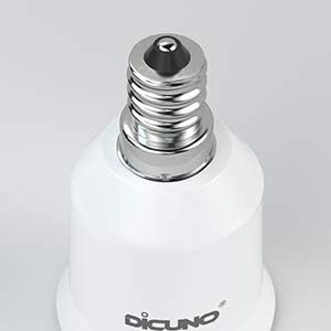 Adaptador Dicuno E12 A E26, Convertidor De Enchufe Ac