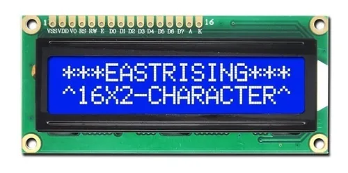 comprar Display Lcd 1602 Hd44780 Backlight Azul 16x2 16x02 --- A0020