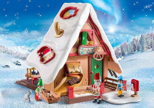 A Playmobil 9493 Panadería Papá Noel Navidad Playlgh