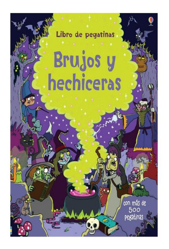 Libro Infantil Con Pegatinas : Brujos Y Hechiceras 