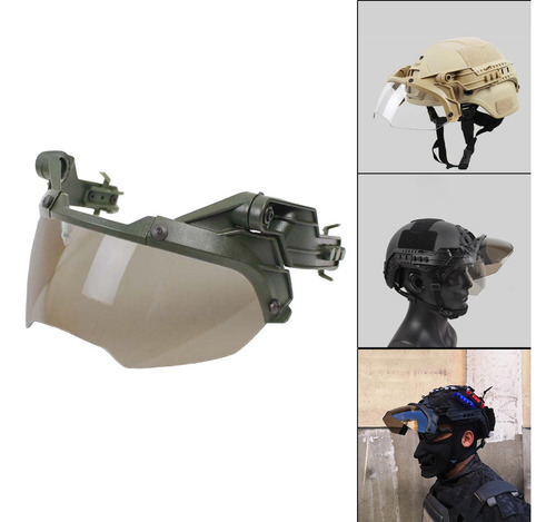 Gafas Antiniebla Para Casco Op, Accesorios Verde A