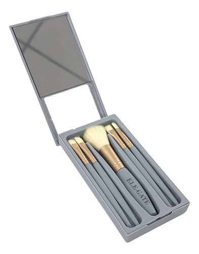 5 Piezas Set Brochas Maquillaje Suave Acabado Profesional
