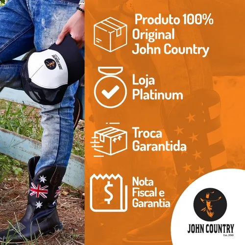 Bota country cheap tiao carreiro