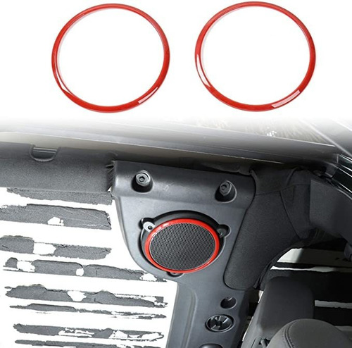 Voodonala Para Jeep Jk Techo Superior Altavoz Audio Trim Pa.