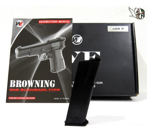 Imagen 2 de 4 de Pistola Airsoft Browning Full Metal We