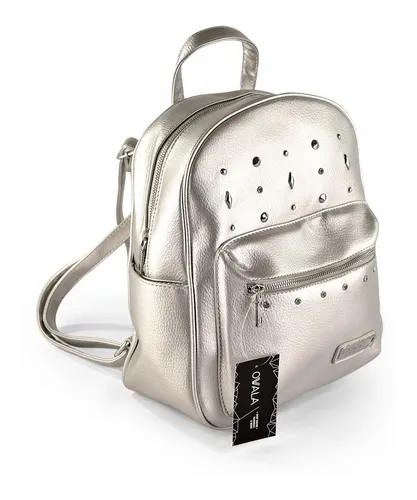 Mochila plateada todo moda new arrivals