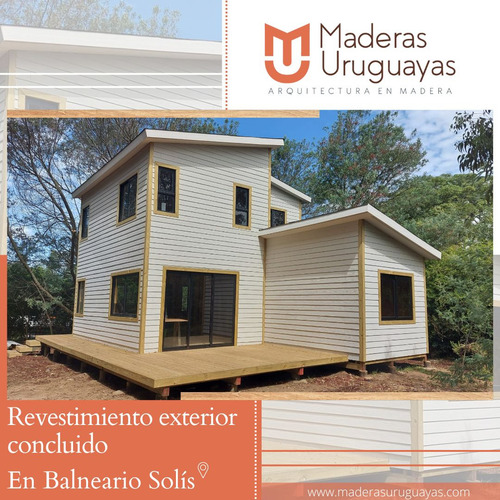 Cabañas Casas En Madera Decks Construcción Carpintero Piria.