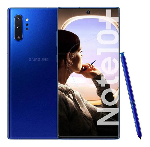 Samsung Galaxy Note10 Plus 256gb Aura Blue 12gb Ram Liberado (Reacondicionado)