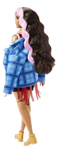 Colección Extra Barbie, Muñeca Jersey De Básquetbol Con 15 P