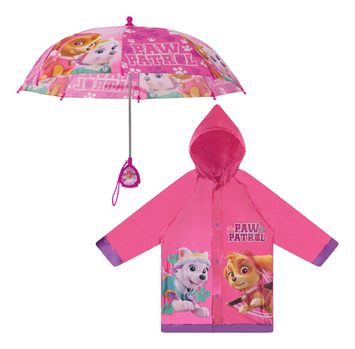 Conjunto De Ropa Impermeable Nickelodeon Para Niños, Paragua