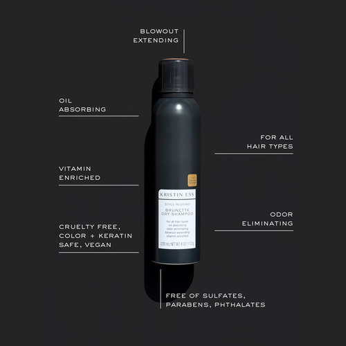 Champú Seco Kristin Ess Hair Brunette Para Cabello Castaño O