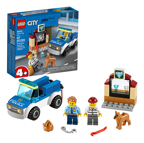 Lego City Police Dog Unit 60241 - Juguete De Policía