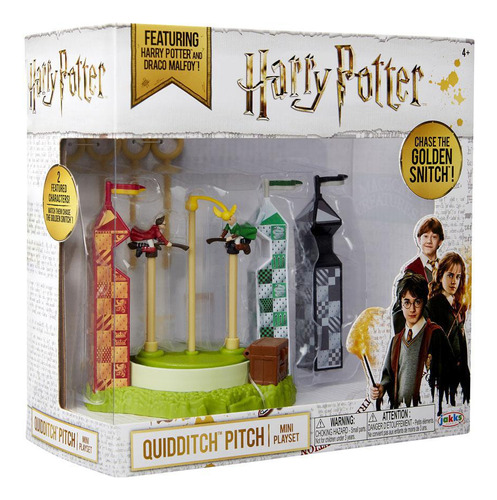 Playset E Mini Figuras Harry Potter Campo De Quadribol Sunny