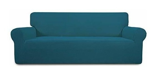 Cubre Sofa De Tela Elastica De Alta Calidad En Color Azul 