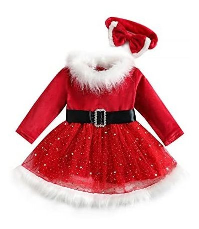 Toddler Bebé Vestido De Santa Claus Vestido De Cb5cn