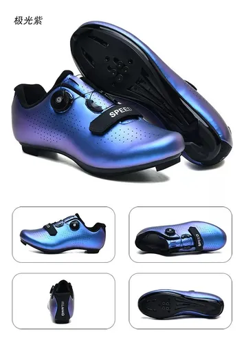 AGYE Zapatillas de Ciclismo Mujer Hombre, Zapatillas Ciclismo Hombre  Bicicleta de Carretera,Zapatillas de Ciclismo para Mujer - Cordón Giratorio  con