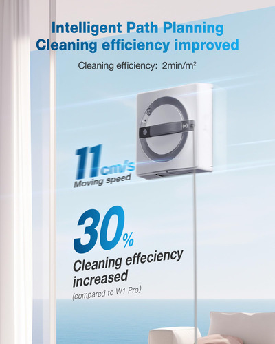 Robot De Limpieza De Ventanas Ecovacs Winbot W2 Omni Portabl
