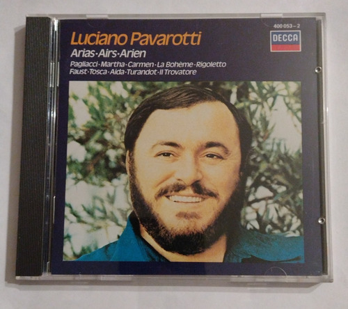 Luciano Pavarotti Arias Cd Aleman Decca Como Nuevo