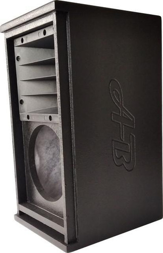 Gabinete Caixa Acústica P/ Uso Com 1x6,5+ti C/ Guia De Ondas Cor Preto