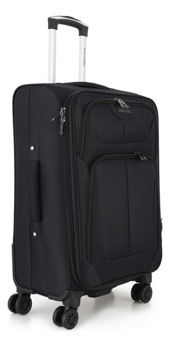 Valija Bagcherry 24 Pulgadas Tela Bodega Negro