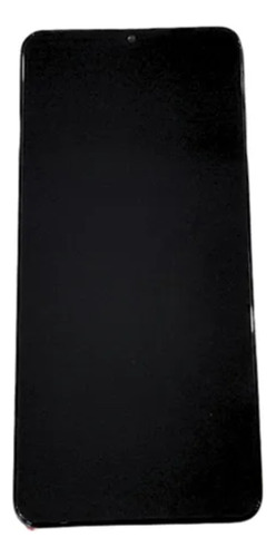 Tela Display Frontal Compatível Com A12 M12 Com Aro + Chave Preto