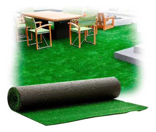 Pasto Artificial 10 M2 Decoración Jardin Cancha Rollo Cesped