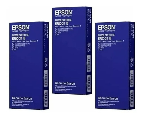 Cinta Epson Erc-31b Tm-h5000 950 U925 U590 M-930 Original