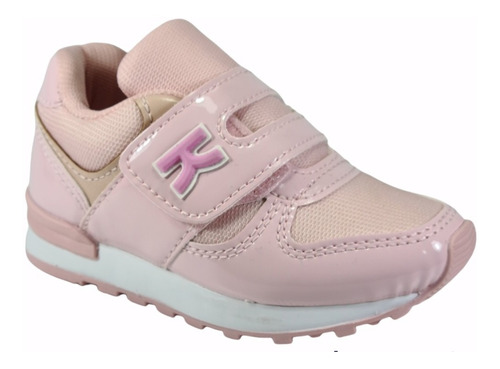 Zapatilla Infantil Klivers At. 110 Color Rosa Con Abrojos