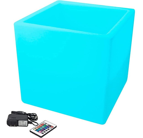 Hullaballoo 16-inch Led Storage Cube Decorative Glow Furnitu