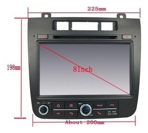 Estereo Touareg 2012-2018 Android Gps Vw Volkswagen Touch