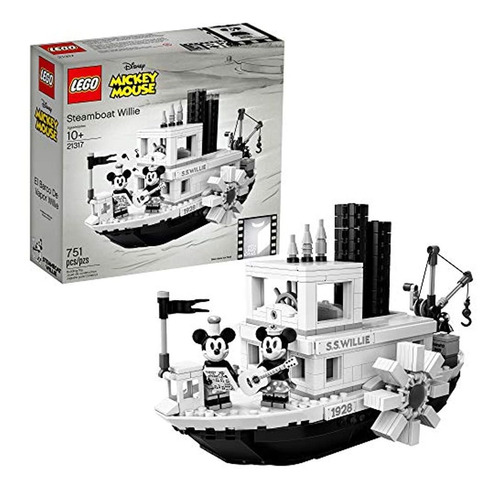 Lego Ideas 21317 Disney Steamboat Willie Kit De Construcción